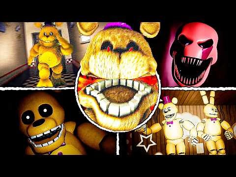 Those Nights At Fredbears - Night 5 Ending & All Jumpscares [FNAF Free Roam]