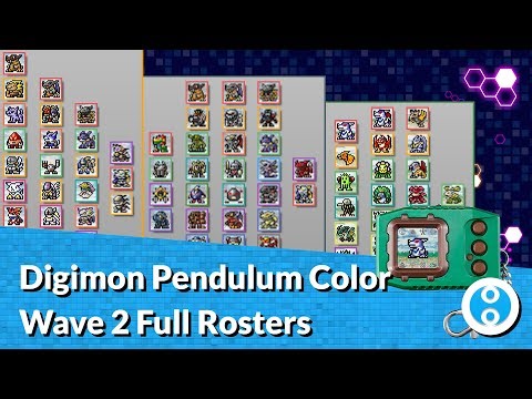 Pendulum Color Full Rosters Revealed for Second Wave - Digimon Newsramble
