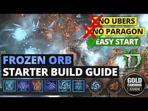 Frozen Orb Sorcerer Starter Build Guide Season 6 / Vessel of Hatred. No Ubers / No Paragon Required!