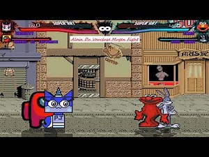 Mugen : Unikitty & Crewmate Vs Elmo & Bugs Bunny (Request)