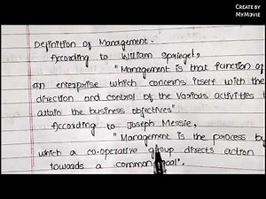 Management & Organizational behaviour, Mba new syllabus ou 2021-22. Unit -1