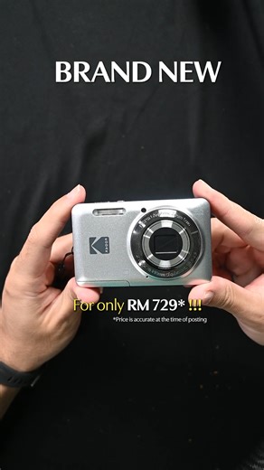 Meet the FZ55 Friendly Zoom camera from the KODAK PIXPRO collection of digital cameras. It features a 16MP CMOS sensor with a 5x optical zoom and a 28mm wide-angle lens, giving you flexibility for group shots and casual zooms. You can record 1080p Full HD video, preview your shots on the 2.7” LCD, and enjoy its slim, lightweight design that’s easy to carry anywhere. Powered by a rechargeable Li-ion battery (LB-012), the FZ55 is perfect for simple photography and travel-friendly shooting. Tick Te