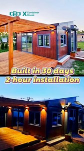 This is a custom-made 20-foot expandable container house, which is placed in your back garden! Some friends will worry about heating. Our house has been thickened with insulation layer, which makes it warm in winter and cool in summer. We can also install floor heating and central air conditioning for you according to your local climate! #tinyhome #backyarddesign #foldingcontainerhouse #vacationhome #ExpandableHouse #portablecabin #modularhouse #FutureLiving #offgridliving #xcontainerhouse | XCo