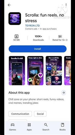 Scrolla Install Google Play Store
