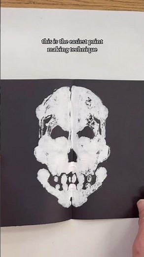 Easy Skull Printmaking Tutorial