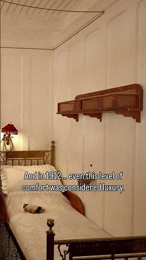 Titanic’s first class standard cabins. Luxury myth #history #titanic #interior #decor #facts