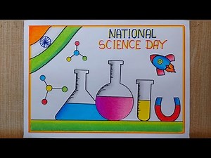 Science Day drawing easy, 28th Feb| National Science Day Poster drawing| Science Day special Poster