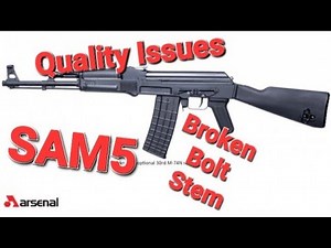 Quality Issues With Arsenal Sam5