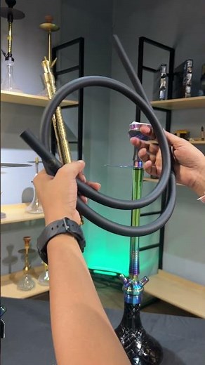 COCOYAYA Silicone Hookah Pipe - Golden Handle ....