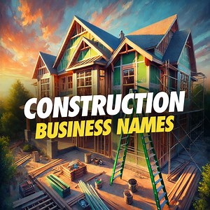 205 Construction Company Names For Your Business