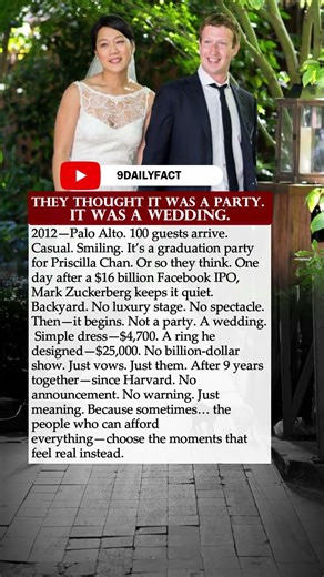 They Thought It Was a Party. It Was a Wedding.