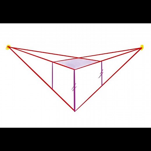 Perspective à 2 points de fuite TUTO Exercice