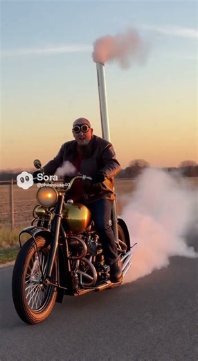 Steam Powered #motorcycle