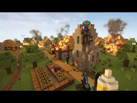 I DESTROYED a MINECRAFT village in TEARDOWN