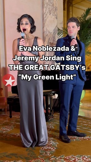 Jeremy Jordan and Eva Noblezada dazzle with “My Green Light” from THE GREAT GATSBY at The Palm Court of the legendary Plaza Hotel in New York City. The musical begins performances at the Broadway Theatre on March 29th, old sport! “My Green Light” from THE GREAT GATSBY Music by Jason Howland, Lyrics by Nathan Tysen #thegreatgatsby #greatgatsby #gatsbybway #bwaygatsby #jeremyjordan #evanoblezada #broadway #bway #musicaltheatre #musicals #fscottfitzgerald #theplaza #plazahotel #nyc #newyorkcity | B
