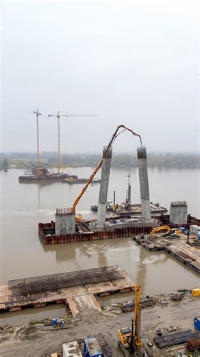 Building a Massive Cable-Stayed Bridge From Scratch Over the River | DIY & Crafts