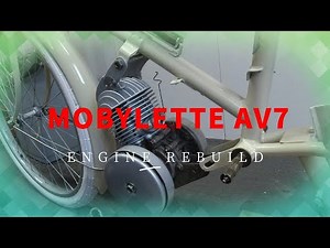 Mobylette AV 33 ( 1953 ) AV 7 Engine Rebuild