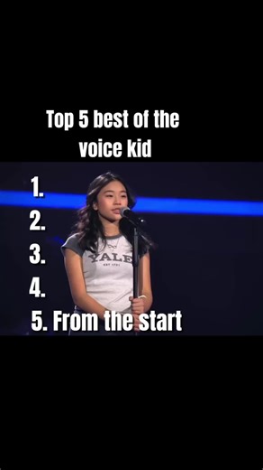 Top 5 best of the voice kid #CapCut #xuhuongtiktok #fyp #soccer #fromthestart