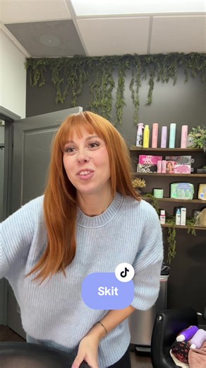 This appointment results in TEARS! @Melanie Hasson #baileylavender #hairstylistoftiktok #salonlife #salonhorrorstories #skit