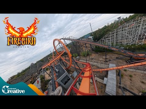 Firebird on-ride 5K POV - Six Flags America MD