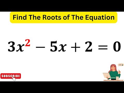 3x^2-5x+2=0 | Lets Simplify This Using Quadratic Formula