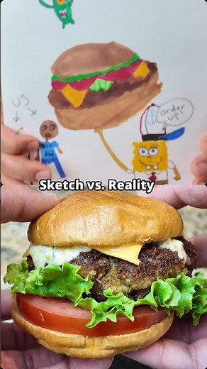 She Draws It. I Cook It. (Krabby Patty)