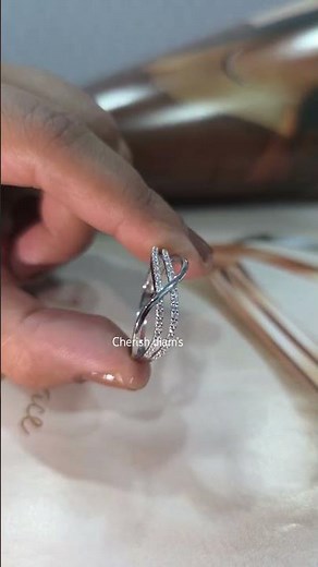 ♾️ Infinity Diamond Band Ring | Endless Sparkle with Modern Elegance