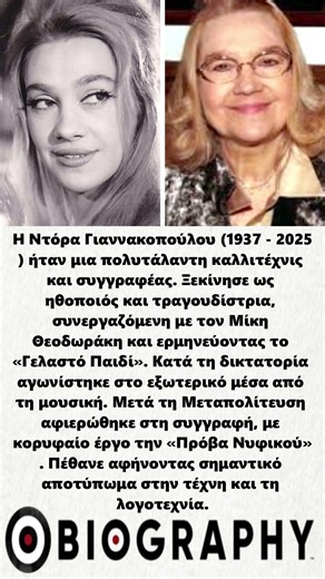 Ντόρα Γιαννακοπούλου: Πέθανε στις 21 Δεκεμβρίου 2025 #κινηματογράφοσ