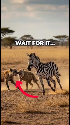 Zebra vs hyenas — an unbelievable moment caught on camera 😳