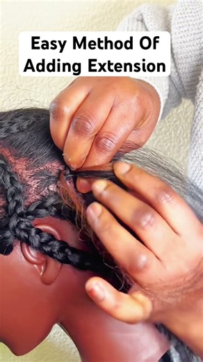 Adding Extension To Cornrow