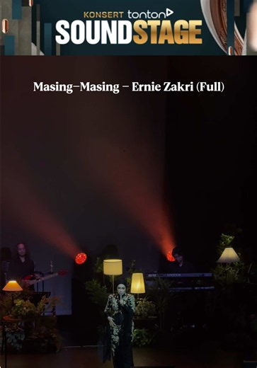 Ernie Zakri Konsert Sound Stage 12 June 2026 — Masing-Masing