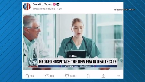 President Trump promotes a fake cure-all bed