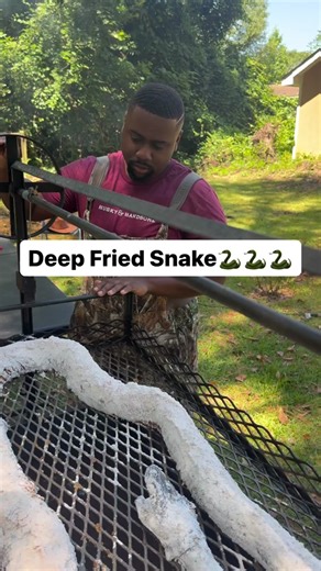 Deep Fried Snake - Burmese Python Cooking Adventure
