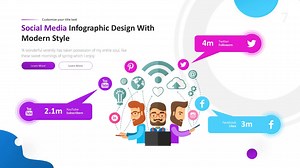 PowerPoint de infographie des médias sociaux | Diapositives sur le marketing numérique et l'engagement - Etsy France