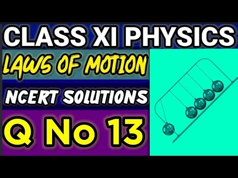 NCERT Solutions Q No 13 Laws of Motion Class XI Physics #classxiphysics ‎⁨@ganticoaching-135⁩