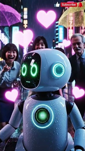 A Robot Thought I Was Sad… So It Did This 🤖☔