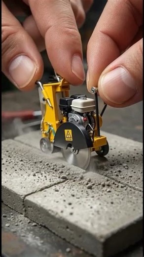 Nobody Believes This MINI Cutter Can Slice Concrete… Until Now 😱
