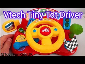 🎯 VTech Baby Tiny Tot Driver Toy | Cute Roleplay Steering Wheel for Babies & Toddlers