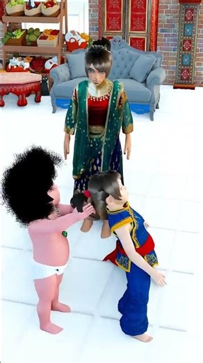 Brother-sister relationship #oshuposhucartoon #gullibulli #shorts #deshicomedy #pagalbeta #trendi...