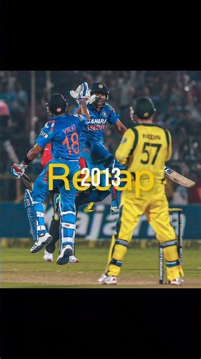 recap 2013 India vs Australia ODIs #shorts #shortsfeed #viral