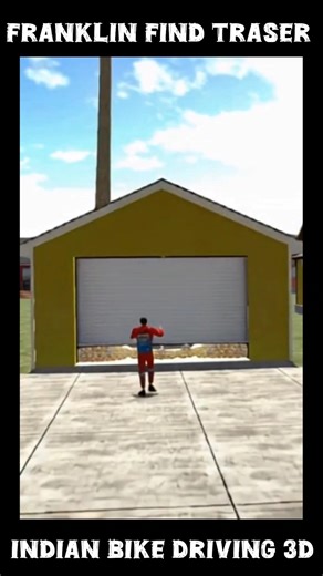 Franklin find by traser in Indian bike driving 3d #gaming #indianbikedriving3d #shorts