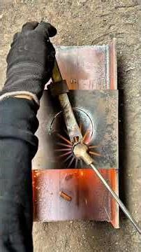 ♨️✔️Easy circle cutting technique🔥👍🏼 #cuttingskills #CuttingTorch #diyprojects#weldingtricks