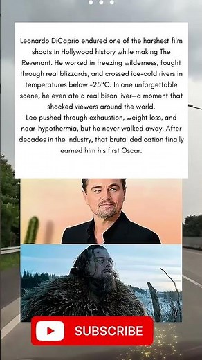 Leonardo DiCaprio’s Brutal Fight for His First Oscar