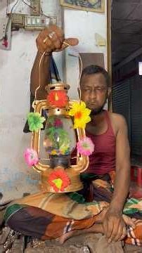 Amazing DIY Aquarium Made from an Old Hurricane Lantern | Creative Recycling Craft #handmade