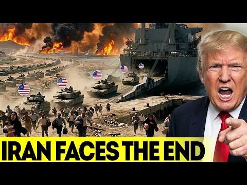 IRAN ALERT! Thousands of U.S. Abrams TANKS and Bradley Vehicles Rushed to the Middle East Border