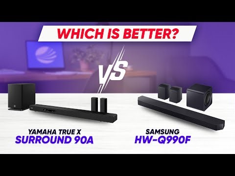 Yamaha True X Surround 90A vs Samsung HW-Q990F – Which Premium Soundbar Wins in 2025?
