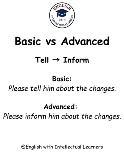 Level Up Your English: Use “Inform” Like a Native 💡 #LearnEnglish #Vocabulary