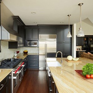 [Hot Item] Affordable L Shape Kitchen Unit Cabinets Set Wholesale Complete Melamine Kitchen Cabinet Units