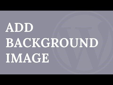 How to Add a Full Screen Background Image in WordPress