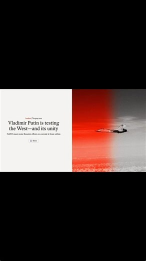Putin’s Gray-Zone War Against NATO According to The Economist, Vladimir Putin is deliberately testing NATO’s unity and attempting to weaken it from within. Moscow is waging what analysts call a “gray-zone campaign” — a strategy built on cheap but dangerous provocations designed to destabilize Europe without crossing into open war. These actions include disinformation campaigns, sabotage operations, cyberattacks, and covert strikes — all carefully calibrated to exploit divisions among Western all